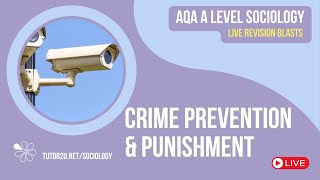 Crime Prevention & Punishment | AQA A Level Sociology Live Revision for 2024