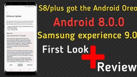 S8 and S8 plus got the Android Oreo update | Android Tech