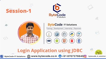 Login Application using JDBC  Session-1 | Java by Kayum Sir | Best Training in Kanpur