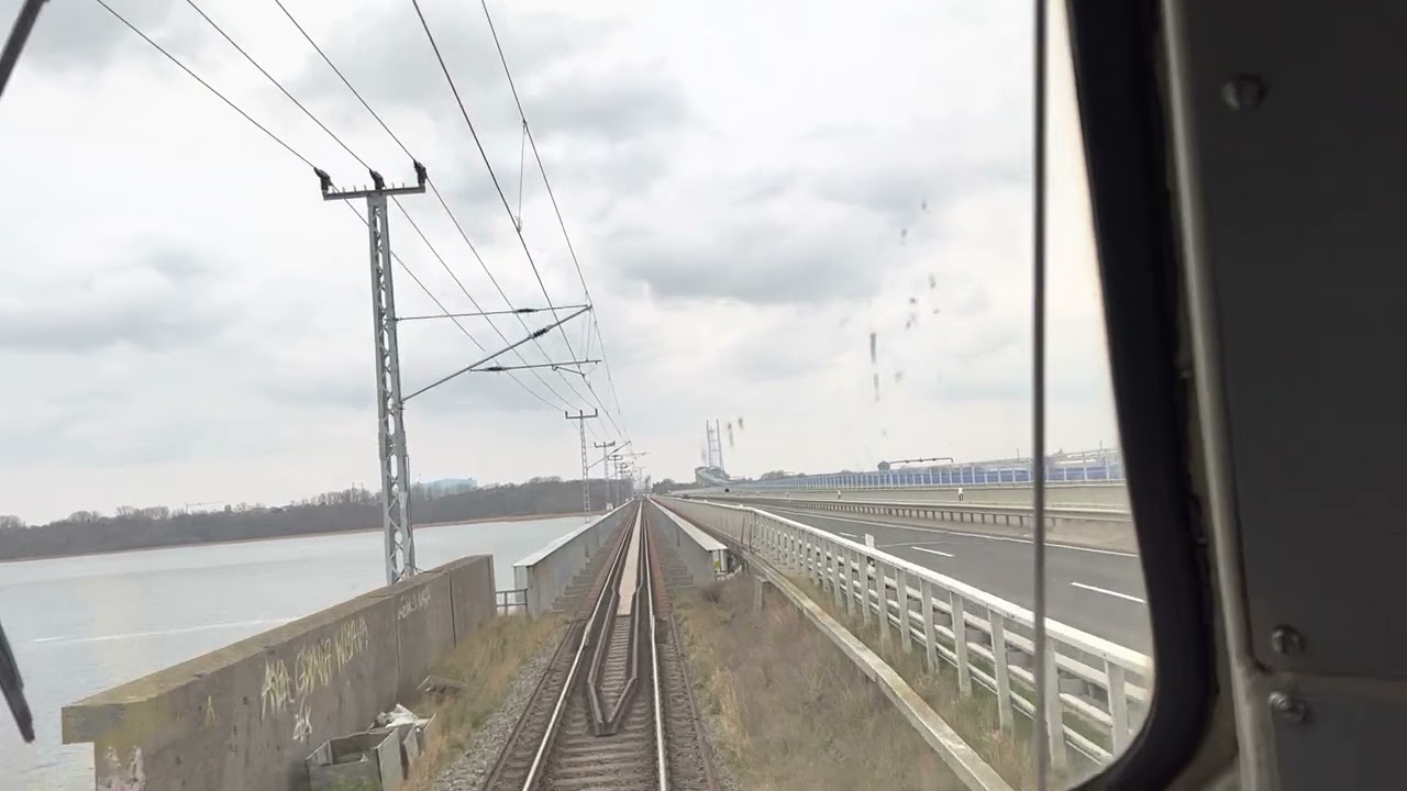 Im Führerstand über den Rügendamm