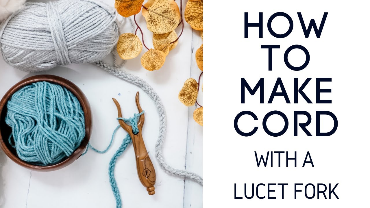 How to use a Lucet Fork from Furls Crochet 