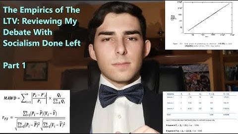 The Empirics of the Labour Theory of Value: A Review of My Debate With Socialism Done Left; Ep1