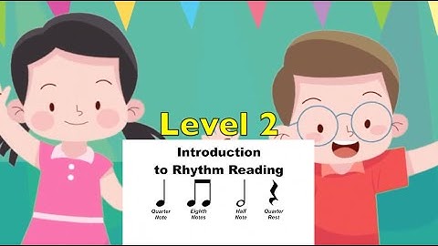 Introduction to Rhythm Reading Level 2 for Kids 4yrs + | Music Theory for Kids