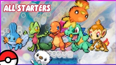 ALL STARTER LOCATIONS IN PROJECT POLARO/POKÉMON