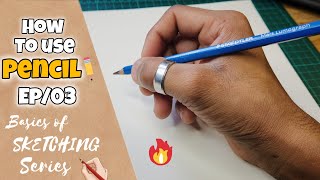 How To Use Pencil Like A Pro Artist Basics Of Sketching EP/03 @AjArts03