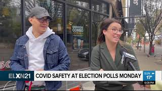 Edmontonians react to voting during a pandemic