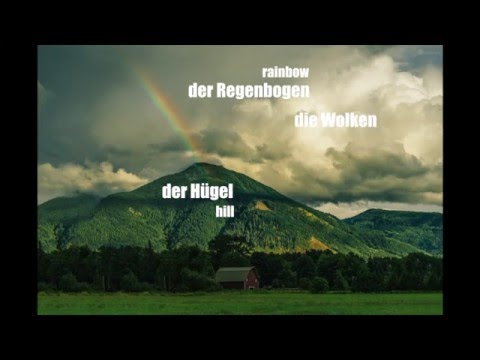 Deutsch Lernen | Wortschatz | Regenbogen