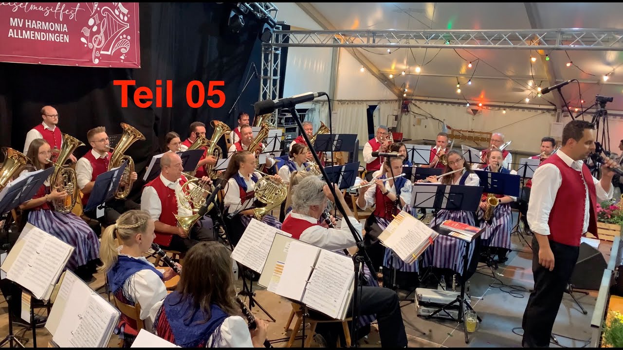 Kreiselmusikfest Allmendingen Teil 05 - MV-Emerkingen spielt 