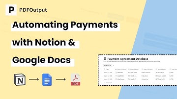 I streamlined payment agreements pdf generation using Notion and Google Docs (No Code Tutorial)