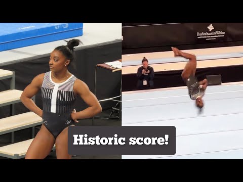 Simone Biles breaks the all-around record at US Championships 2024 - Greatest of all time 🔥