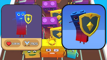 Merge Number Cube: Fam Run 🌟🌟 VS 🌟🌟 Number Cube: aMaze Room