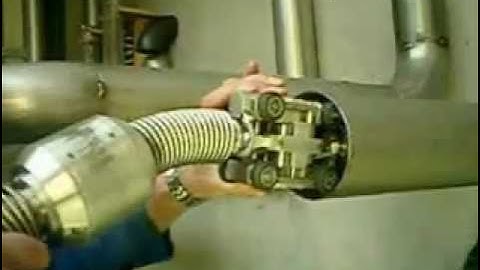 NDT VT Robot for internal video inspection of piping systems