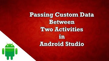 Pass Custom object between two activities in android studio