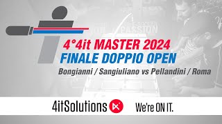 4° 4it Master - Finale Doppio Open: Bongianni/sangiuliano vs Pellandini/Roma