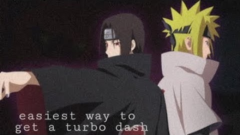 Easiest way to presave a turbo dash | Naruto storm 4
