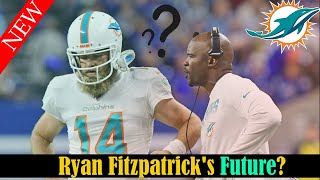 Miami Dolphins News: What did coach Brian Flores say when asked about Ryan Fitzpatrick?