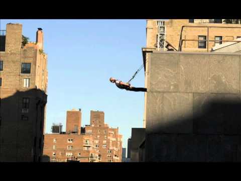 Stephen Petronio performs "Man Walking Down The Side of a Building" at The Whitney Museum. Stills.