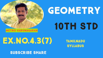10th Std Maths Ex.4.3(7) The perpendicular PS on the base QR of ∆ PQR intersect QR at S such that QS