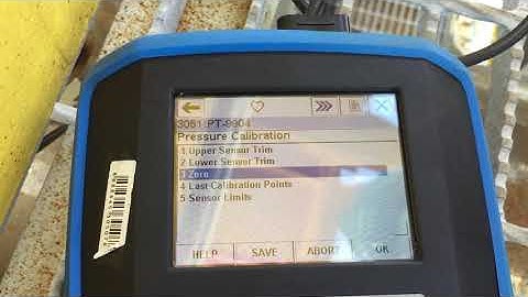 How to set Zero trim pressure transmitter with HART
