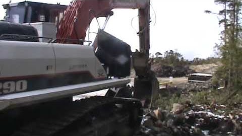 2012 Linkbelt 290X2 & John Deere 3554 Roadbuilder excavators & Kobelco SK350-9 excavator