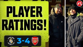 Rice Amazing, Raya Not So Good! (Robbie, Judges & Curtis Player Ratings) | Luton 3-4 Arsenal