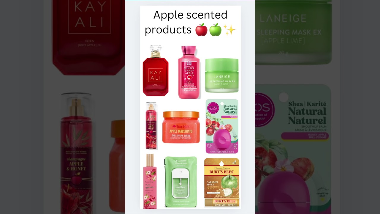 Apple Scented products 🍏🍎✨