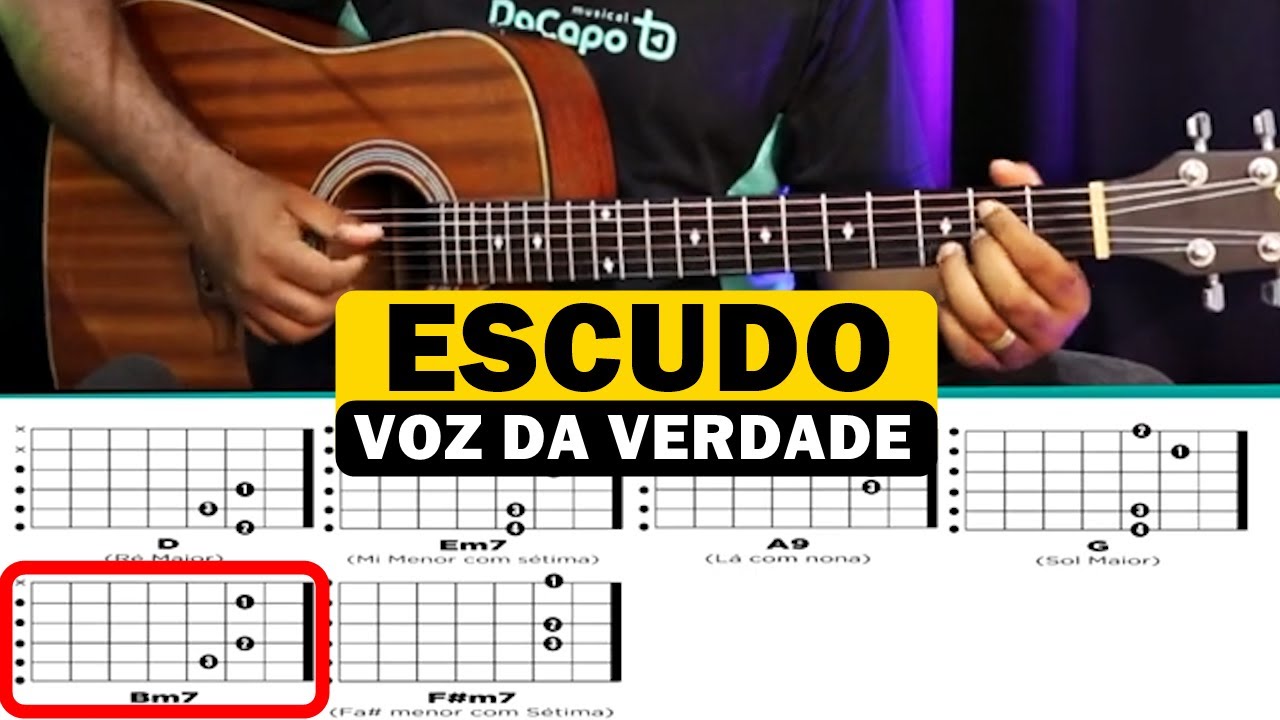 O ESCUDO VOZ DA VERDADE CIFRA NO VIOLÃO SIMPLIFICADA COMO TOCAR