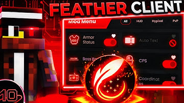 So I made feather client for mojo launcher 1.21.5 (no fancymenu) 