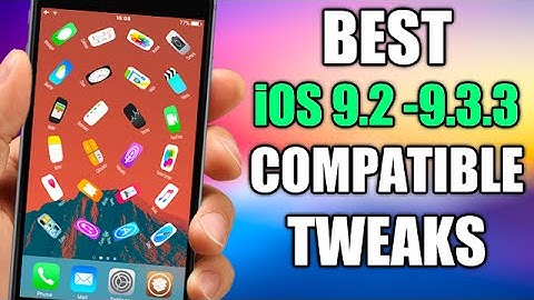 BEST Cydia Tweaks Compatible With iOS 9.2 - 9.3.3 Jailbreak