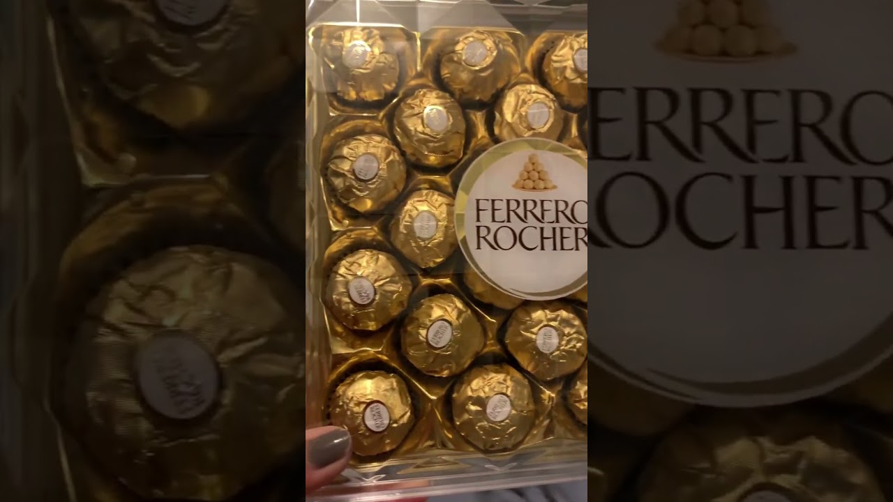 One box of Ferrero Rocher chocolate