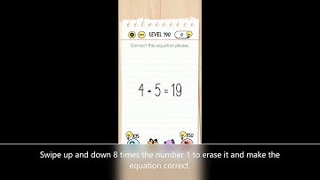 Brain Test Level 190 correct this equation please