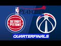 NBA 2K14 Simulation Of 2014 Playoffs 3 Detroit Pistons Vs 6 Washington Wizards Game 3 ECQF 