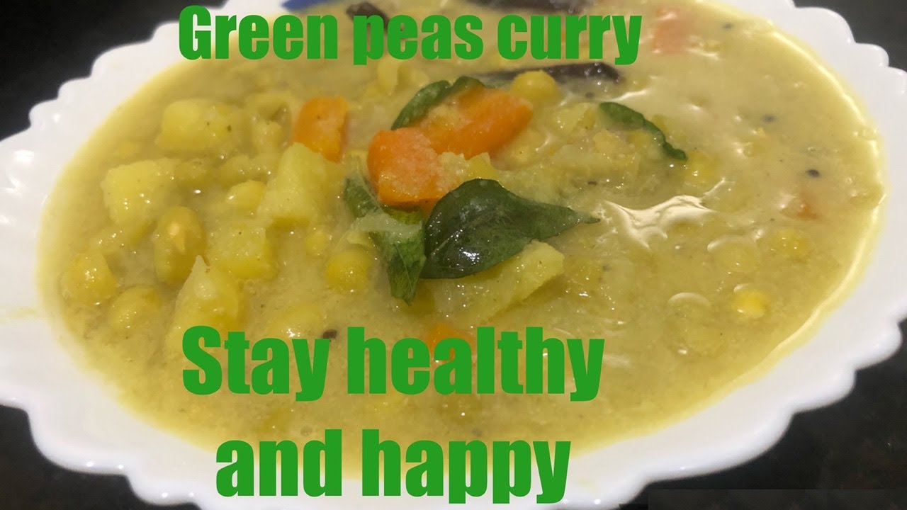 Green Peas Curry YouTube