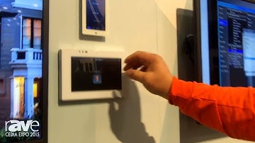 CEDIA 2015: Elan Home Systems Features Its 4" Touch Panel with Motion Sensor Capabilities
