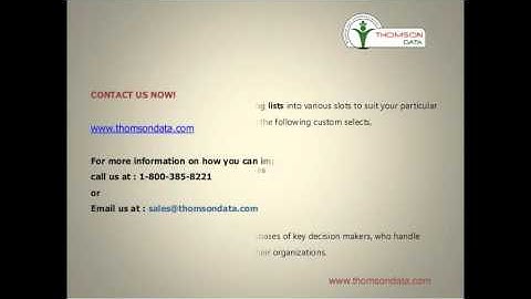 Doctors Mailing Lists | Doctors Email Marketing Database