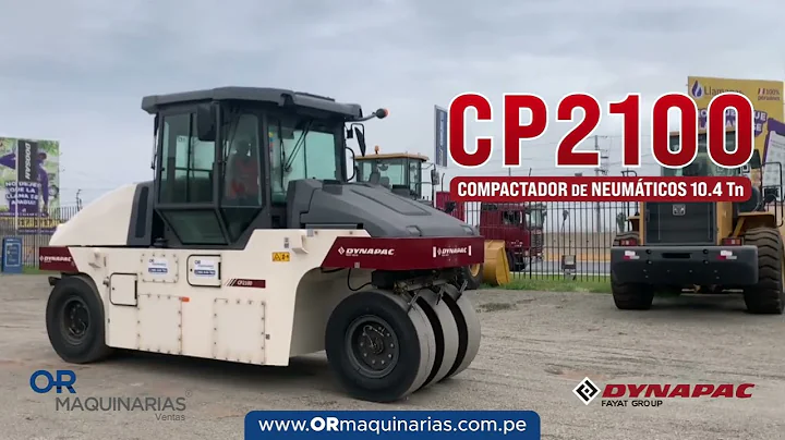 Compactador de neumáticos Dynapac CP2100