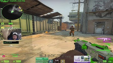 Hiko watching himself getting csgo