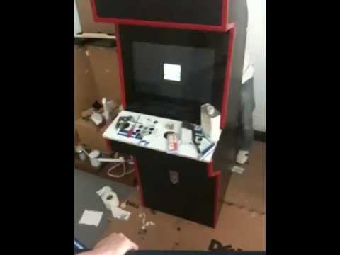 Arcade Cabinet Paint Job Almost Done Youtube