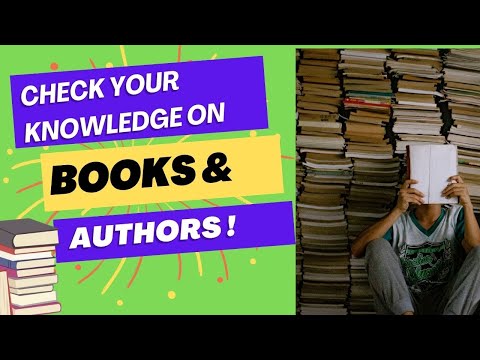 Ultimate Book and Author Quiz for Government Exam Preparation