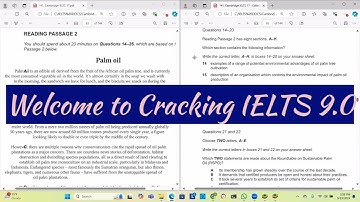 IELTS Academic Reading passage answers with logical explanation I Palm oil
