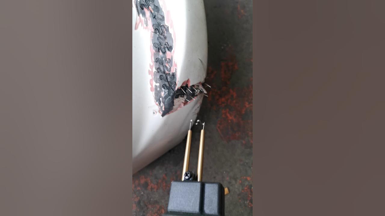 Cara repair bumper kereta yang koyak dengan betul / How to repair car