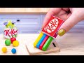 Amazing kitkat cake  delicious rainbow kitkat chocolate cake recipes  tiny rainbow chocolate cake