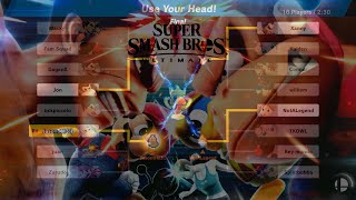 Super Smash Bros Ultimate Online Tourney 