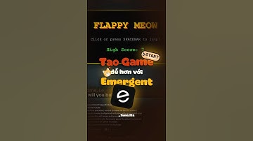 Tạo Game với Emergent, các bạn học lập trình có thể tham khảo ha... #anhtuna #emergent #development