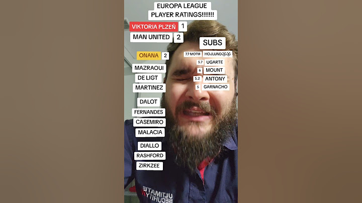 Viktoria Plzeň 1-2 Man United Player Ratings!!!! #shorts