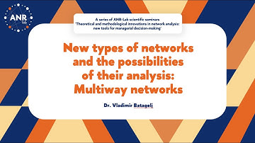 New types of networks and the possibilities of their analysis: Multiway networks