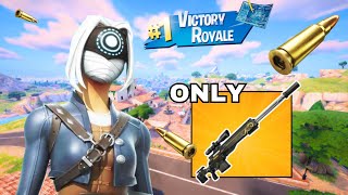 Faire Top 1 Seulement avec des Snipers sur Fortnite