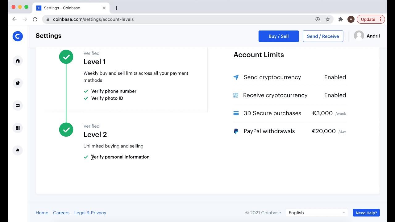 How to know Coinbase account limits? - YouTube