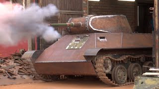 Построили легендарный танк Т-50 с нуля! Символ советской бронетехники: каким он был?
