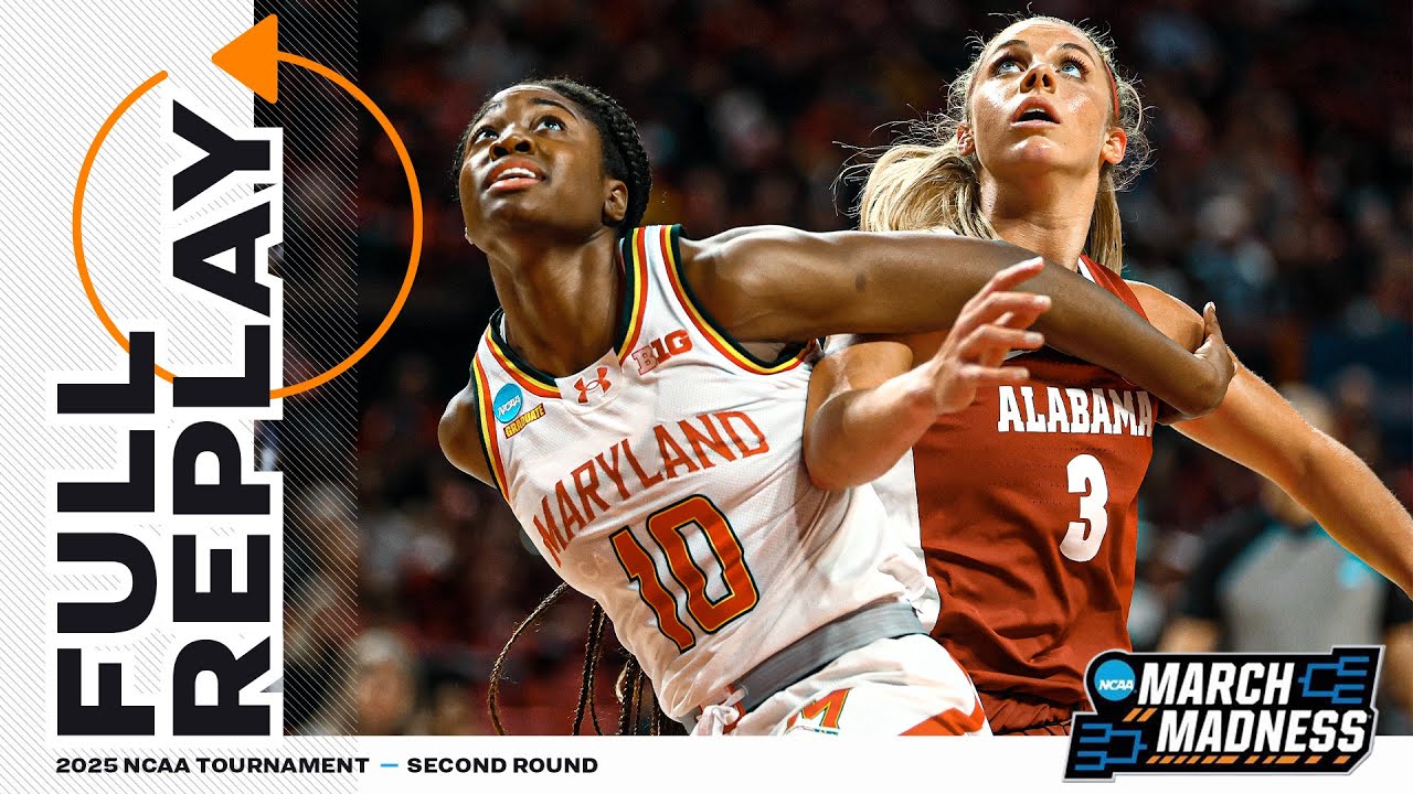 Maryland vs. Alabama: 2025 NCAA women's second round | FULL REPLAY